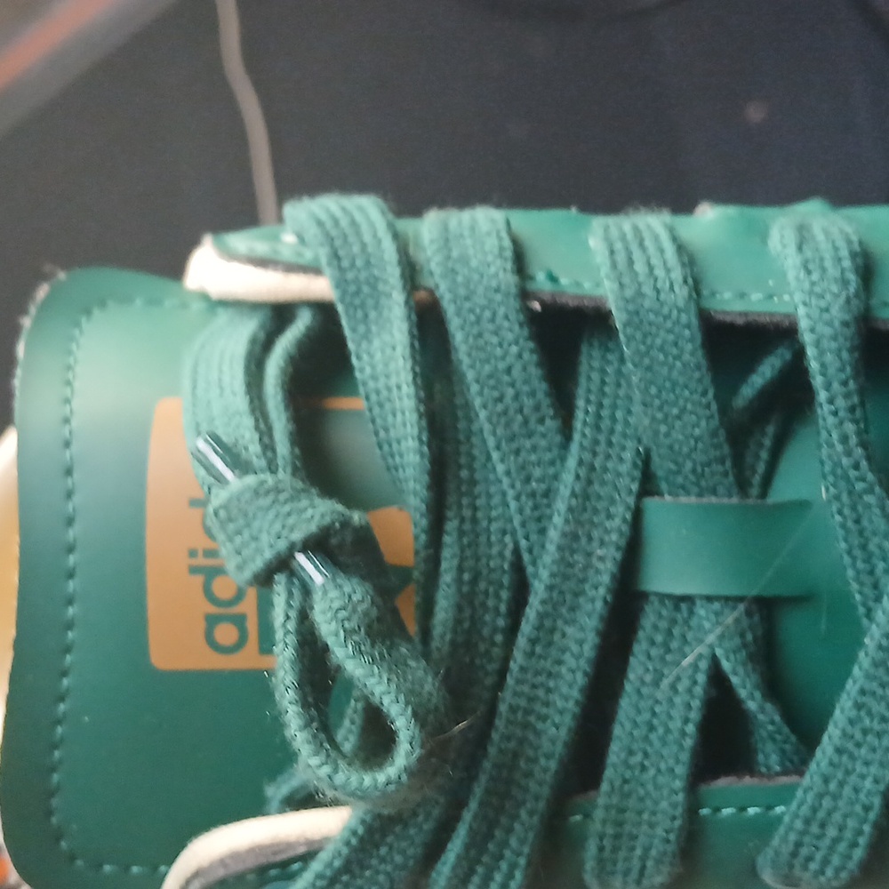 Adidas Forest Green Sneakers with Speckled Sole - Picture 5 of 9